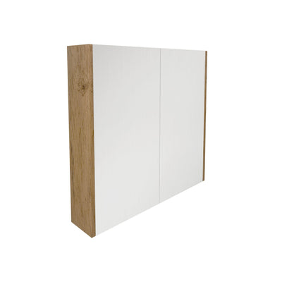 LUKKA CAMDEN PRIME OAK MIRROR SHAVING CABINET 750MM