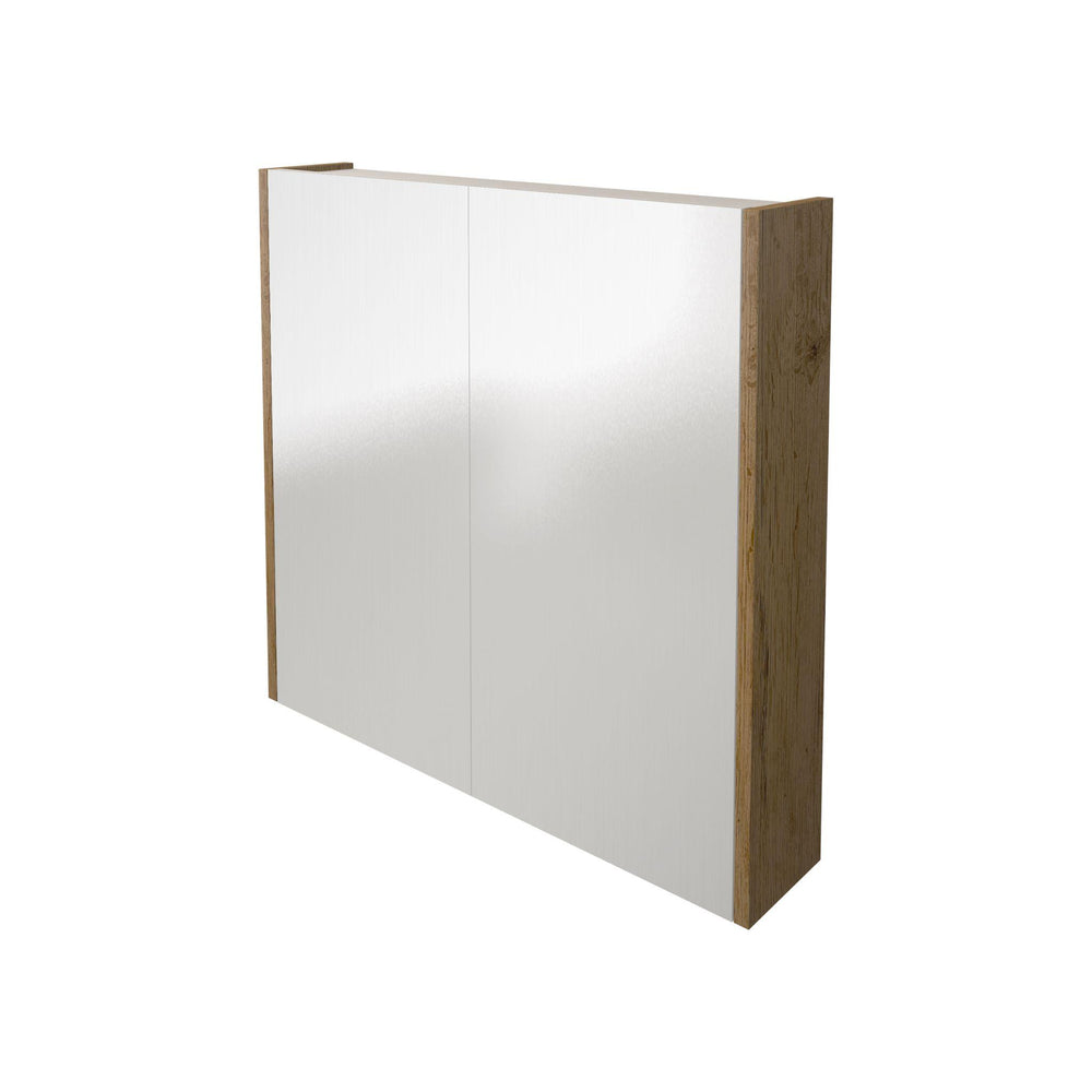LUKKA CAMDEN PRIME OAK MIRROR SHAVING CABINET 750MM