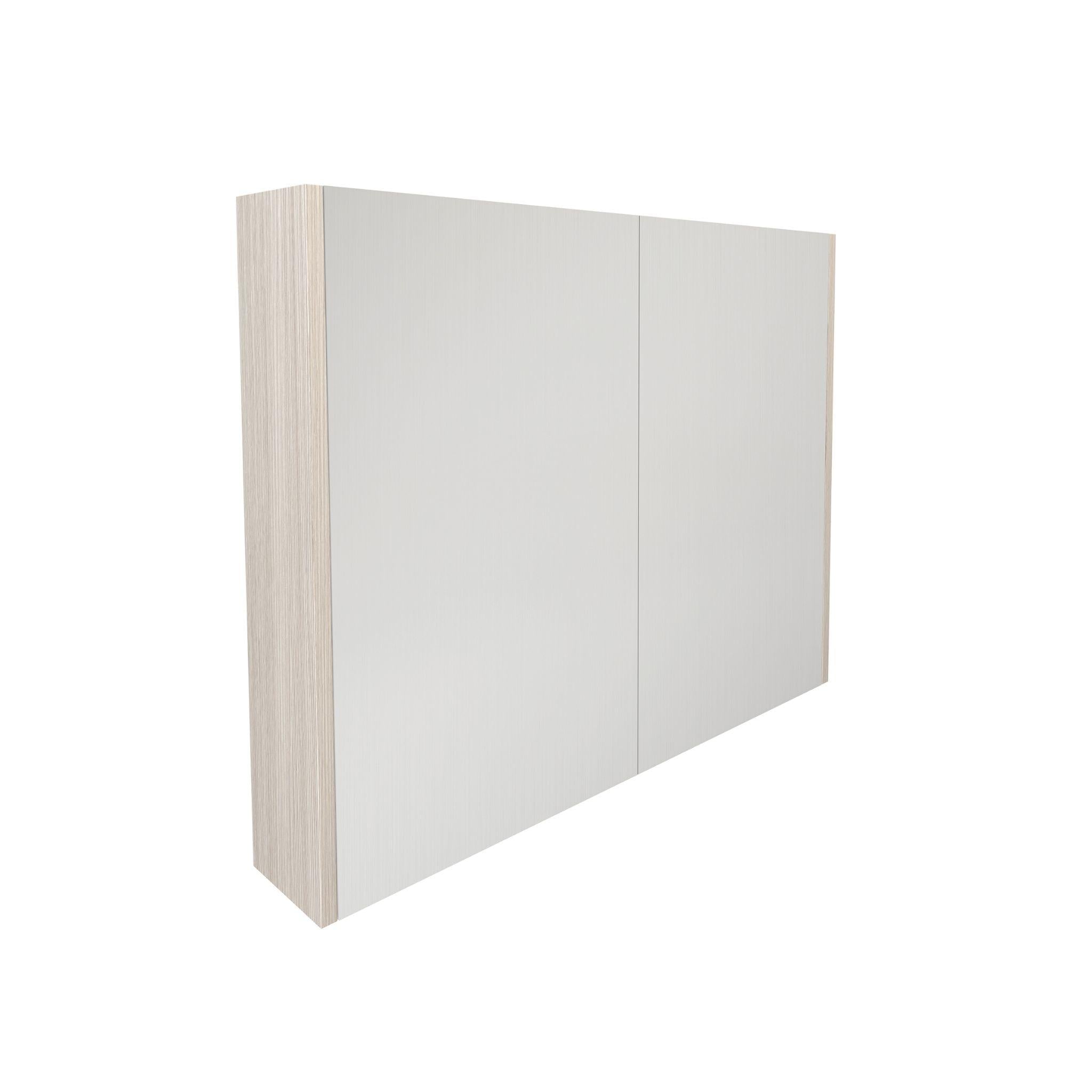 LUKKA CAMDEN COASTAL OAK MIRROR SHAVING CABINET 900MM