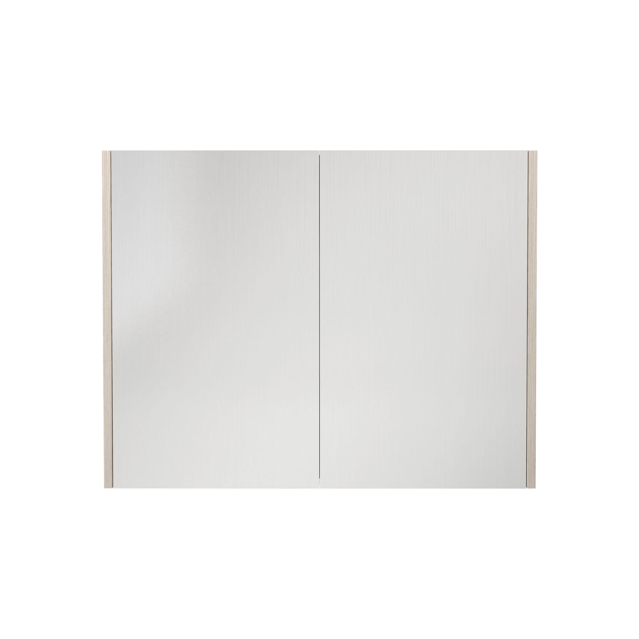 LUKKA CAMDEN COASTAL OAK MIRROR SHAVING CABINET 900MM
