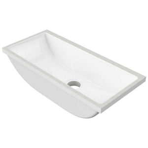 DUROCLASS ENSUITE UNDER COUNTER BASIN GLOSS WHITE 530MM