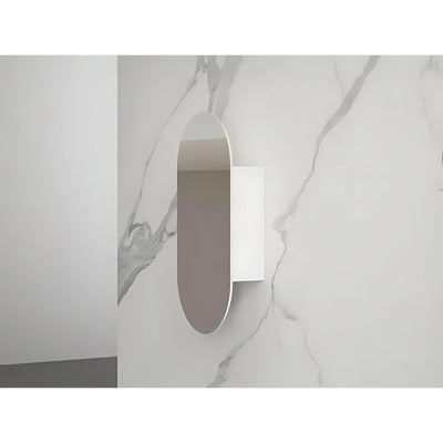 INFINITY METRO SEMI MATTE WHITE SHAVING CABINET 450X900MM