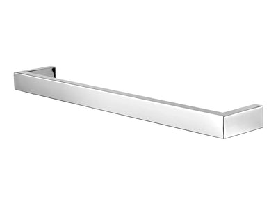 COLDBUSTER HORIZONTAL SQUARE HEATED SINGLE TOWEL RAIL POLISHED STAINLESS STEEL (AVAILABLE IN 450MM, 632MM AND 832MM)