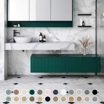 TIMBERLINE MILAN CUSTOM WALL HUNG VANITY (ALL SIZING)