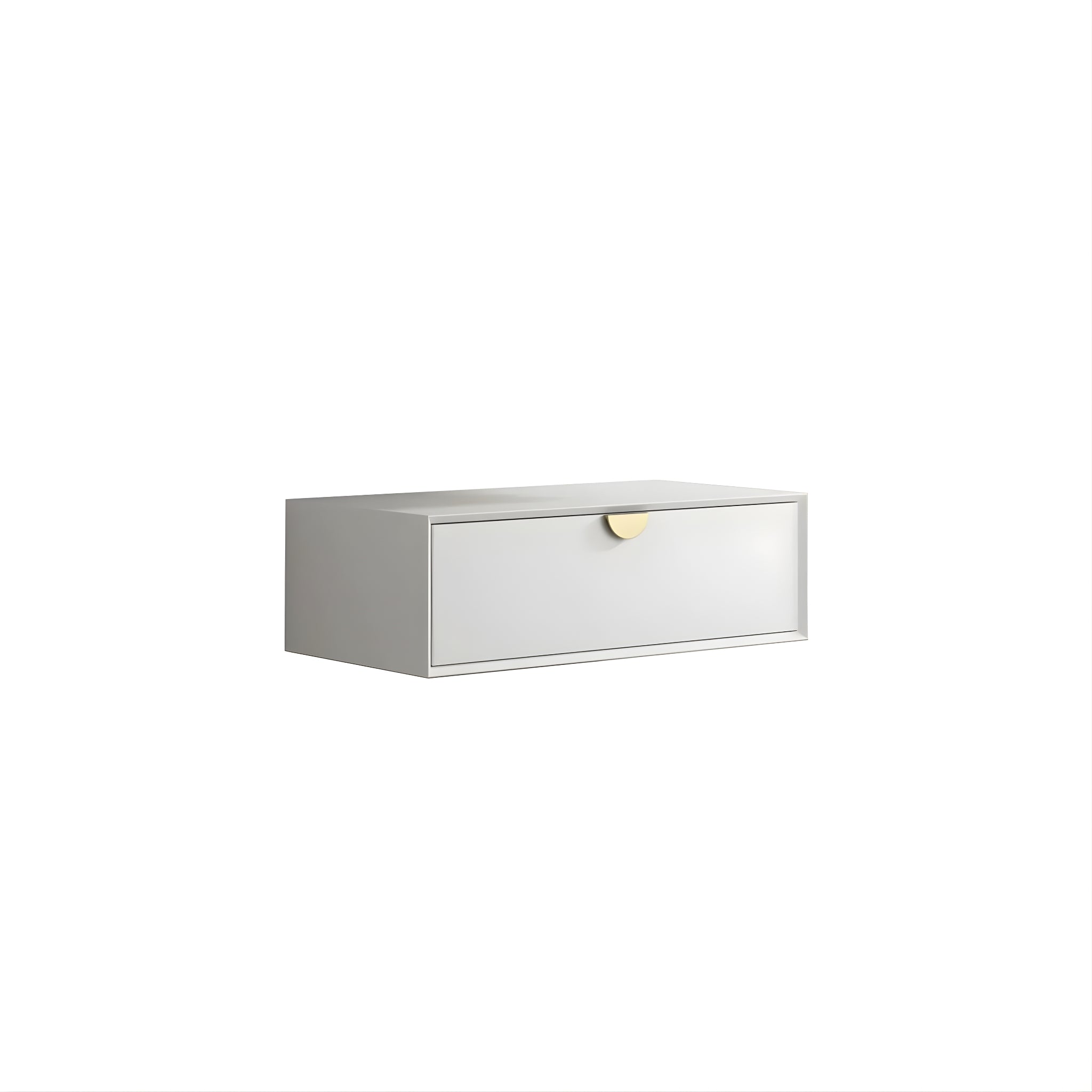 OTTI MOONLIGHT WHITE 900MM SINGLE BOWL WALL HUNG CABINET AND BASIN
