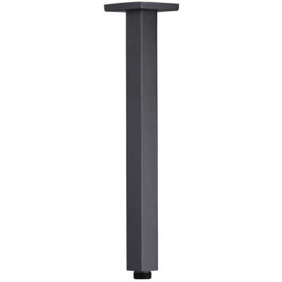 OLIVERI MONACO CEILING MOUNTED SHOWER ARM 300MM MATTE BLACK