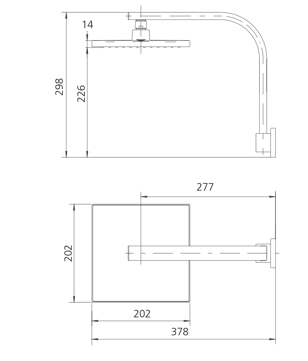 High Rise Shower OLIVERI MONACO HIGH RISE SHOWER CHROME | Austpek Bathrooms