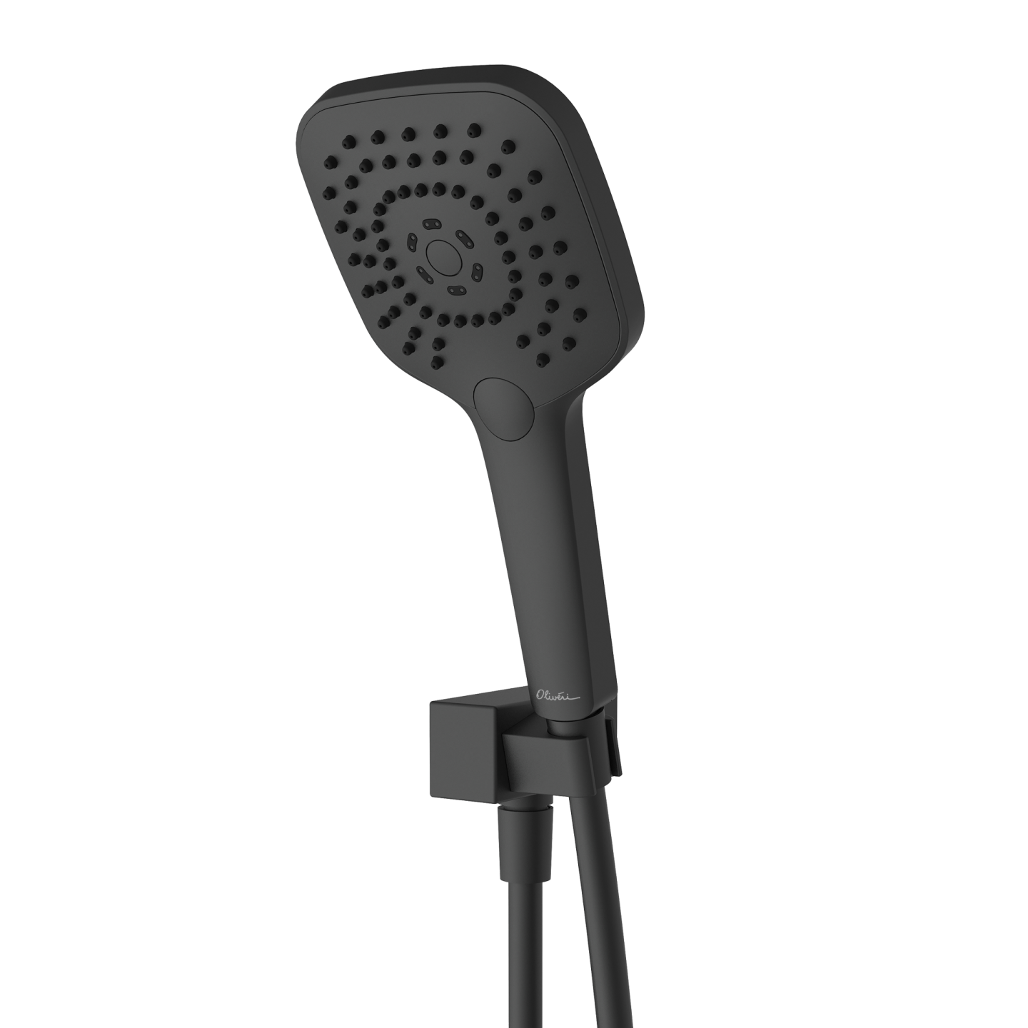 OLIVERI MONACO HAND SHOWER WITH BRACKET MATTE BLACK