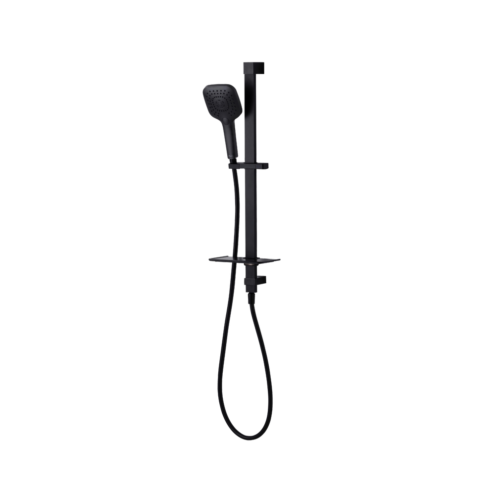 OLIVERI MONACO HAND SHOWER WITH RAIL MATTE BLACK