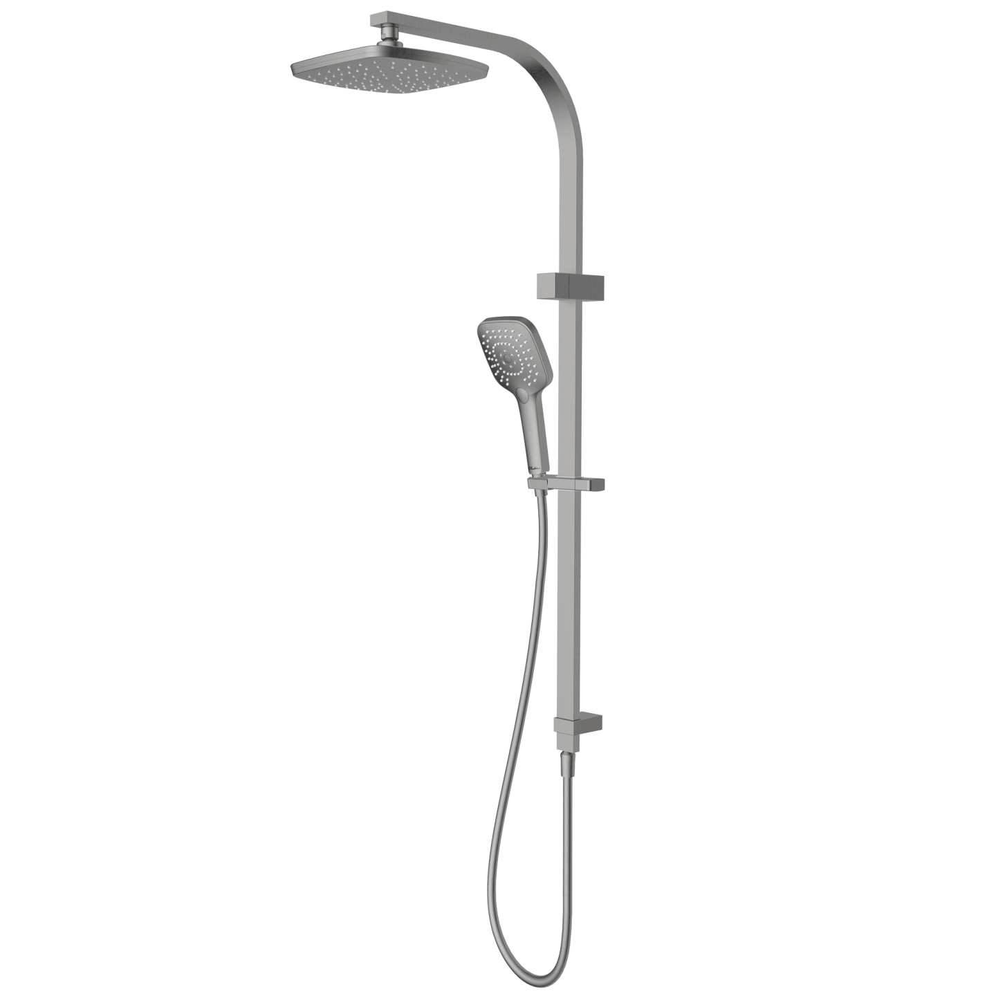 OLIVERI MONACO DUAL SHOWER SET BRUSHED NICKEL