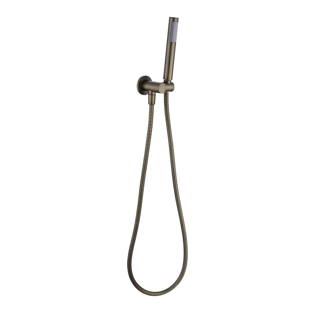 MODERN NATIONAL STAR MINI HAND SHOWER ON BRACKET 265MM ANTIQUE BRASS