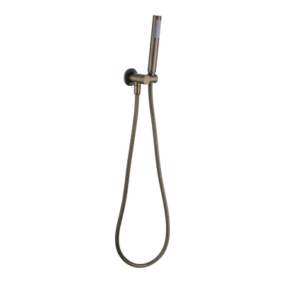 MODERN NATIONAL STAR MINI HAND SHOWER ON BRACKET 265MM ANTIQUE BRASS