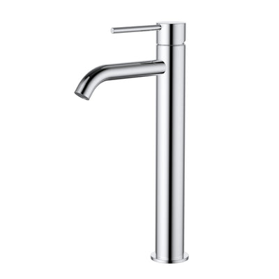 MODERN NATIONAL STAR MINI HIGH RISE LEAD FREE TALL BASIN MIXER 308MM CHROME