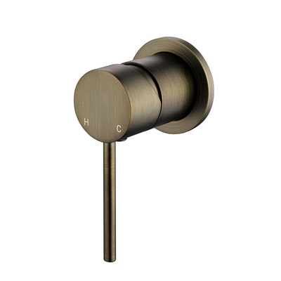MODERN NATIONAL STAR MINI SHOWER MIXER TRIM KIT WITH UNIVERSAL BODY ANTIQUE BRASS