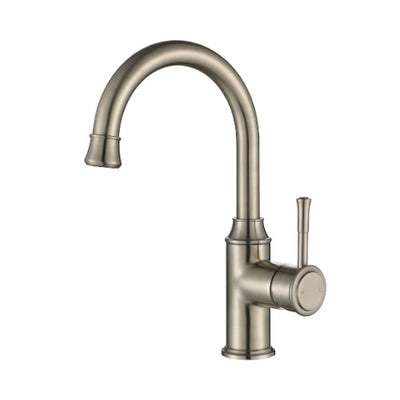 MODERN NATIONAL MONTPELLIER HIGH RISE TALL BASIN MIXER 289MM BRUSHED NICKEL
