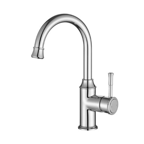 MODERN NATIONAL MONTPELLIER HIGH RISE TALL BASIN MIXER 289MM CHROME