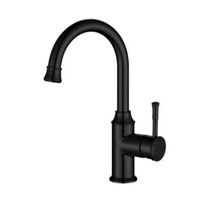 MODERN NATIONAL MONTPELLIER HIGH RISE TALL BASIN MIXER 289MM MATTE BLACK