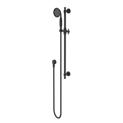 MODERN NATIONAL MONTPELLIER SHOWER RAIL 756MM MATTE BLACK