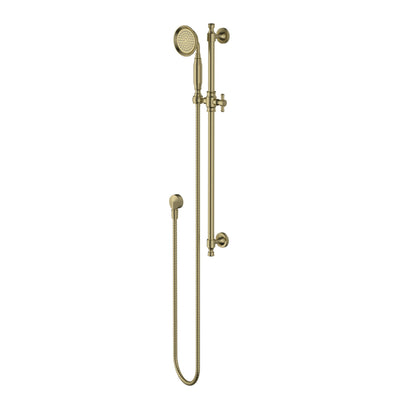 MODERN NATIONAL MONTPELLIER SHOWER RAIL 756MM BRUSHED BRONZE