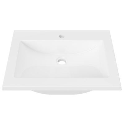 DUROCLASS MONACO GLOSS WHITE SINGLE BOWL UNDERMOUNT VANITY TOP (MULTIPLE SIZES AVAILABLE)