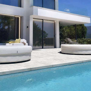 MUSES ARDESIA IVORY FELLTEC 600X600MM SQUARE PAVER (PER BOX)