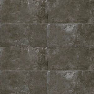 MUSES FIND DARK GREY MATTE 300X600MM RECTANGULAR TILE (PER BOX)