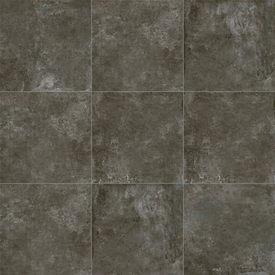 MUSES FIND DARK GREY MATTE 600X600MM SQUARE TILE (PER BOX)