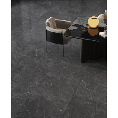 MUSES PETRA MIX BLACK MATTE 600X600MM SQUARE TILE (PER BOX)