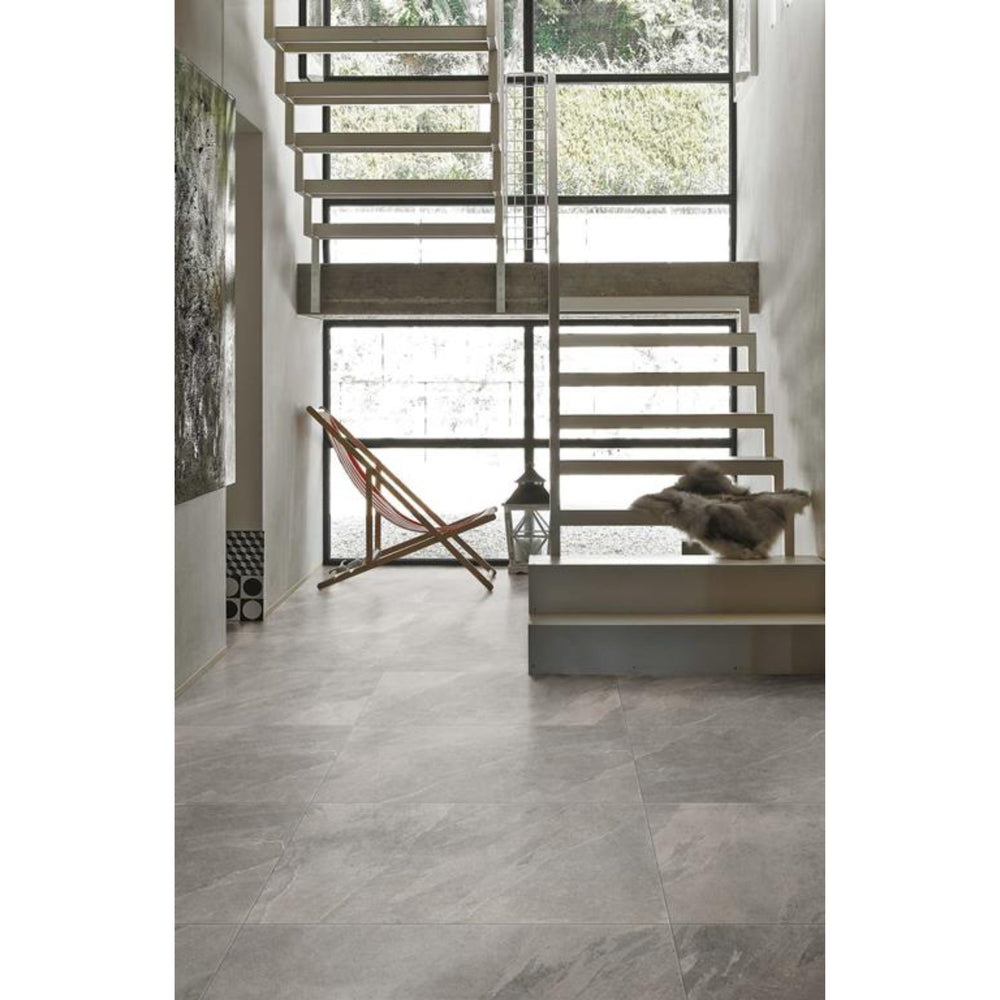 MUSES ARDESIA LIGHT GREY FELLTEC 600X1200MM RECTANGULAR TILE (PER BOX)