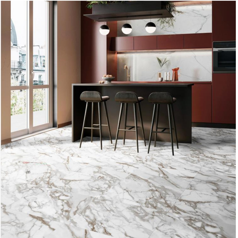 MUSES CALACATTA GOLD POLISHED 600X1200MM RECTANGLE TILE (PER BOX)