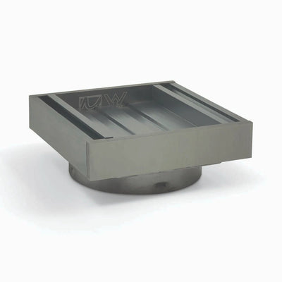 AQUAPERLA MUSES EZY FLOW GUARD FLOOR WASTE INSERT GUN METAL 100MM