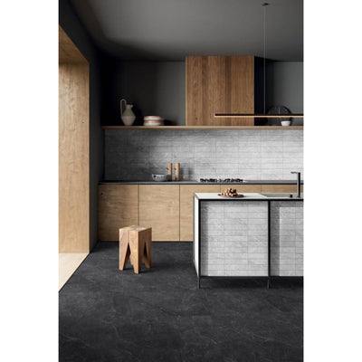 MUSES PETRA MIX IVORY FELLTEC 75X300MM SUBWAY TILE (PER BOX)