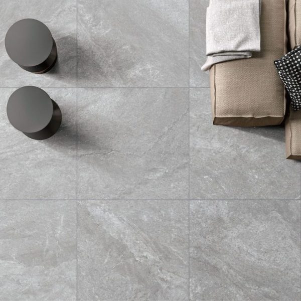 MUSES QUARTZITE GRIGIO FELLTEC 600X600MM SQUARE TILE (PER BOX)