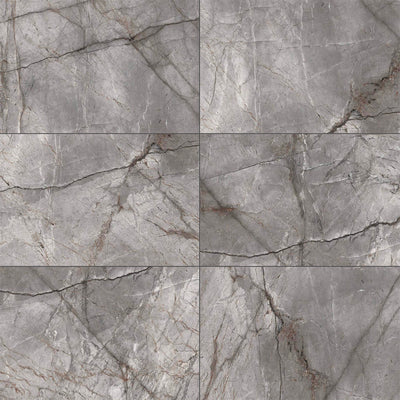 MUSES SILVER ROOT LIGHT GREY SOFT POLISHED 600X1200MM RECTANGULAR TILE (PER BOX)
