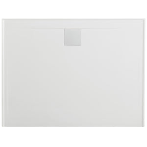 JOHNSON SUISSE MARBLETREND NEW FLINDERS LIGHTWEIGHT MARBELITE™ FOUR SIDED RETURN SHOWER BASE 1200MM WHITE