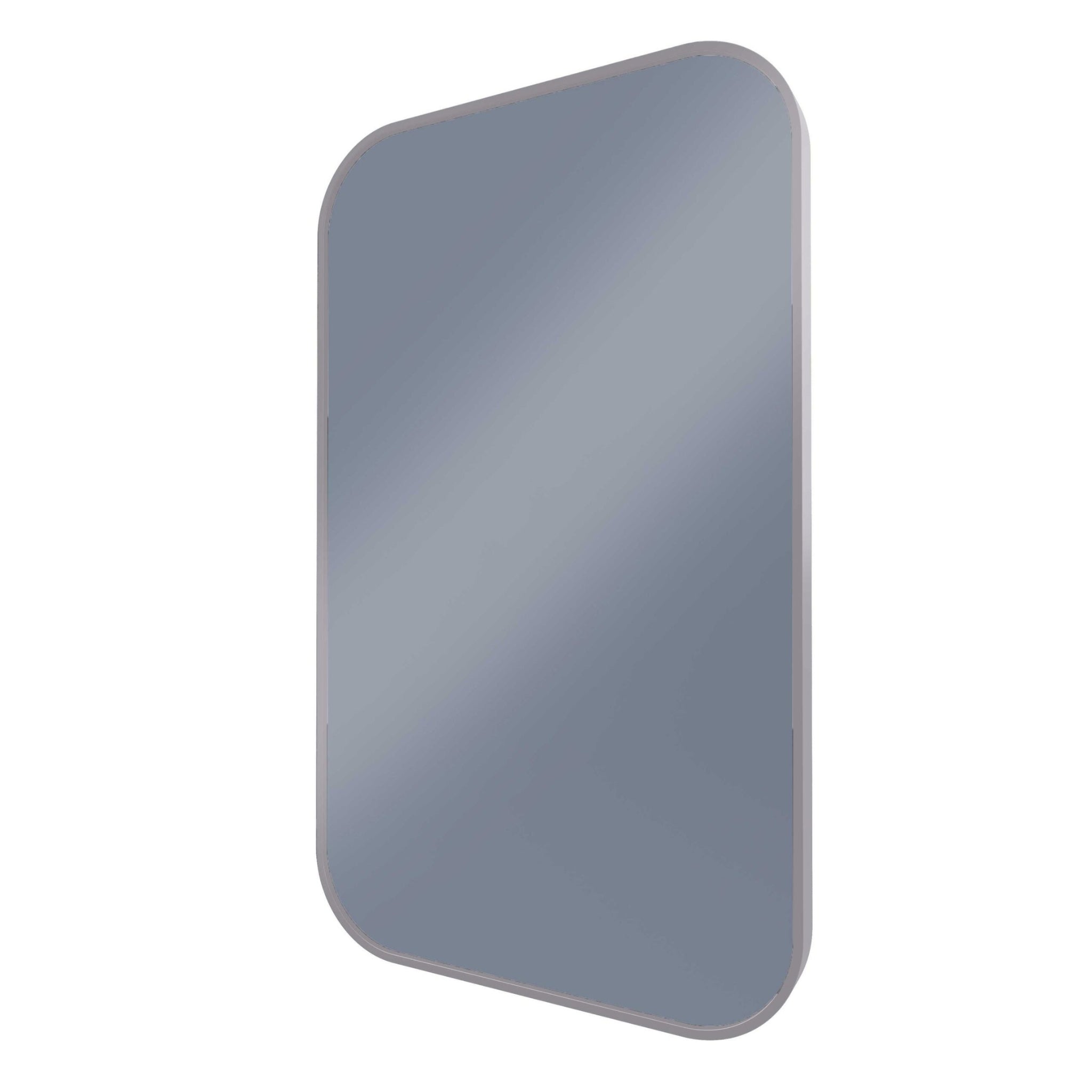 REMER MODERN CURVED RECTANGLE FRAMED MIRROR CUSTOM COLOURS 600X1000MM