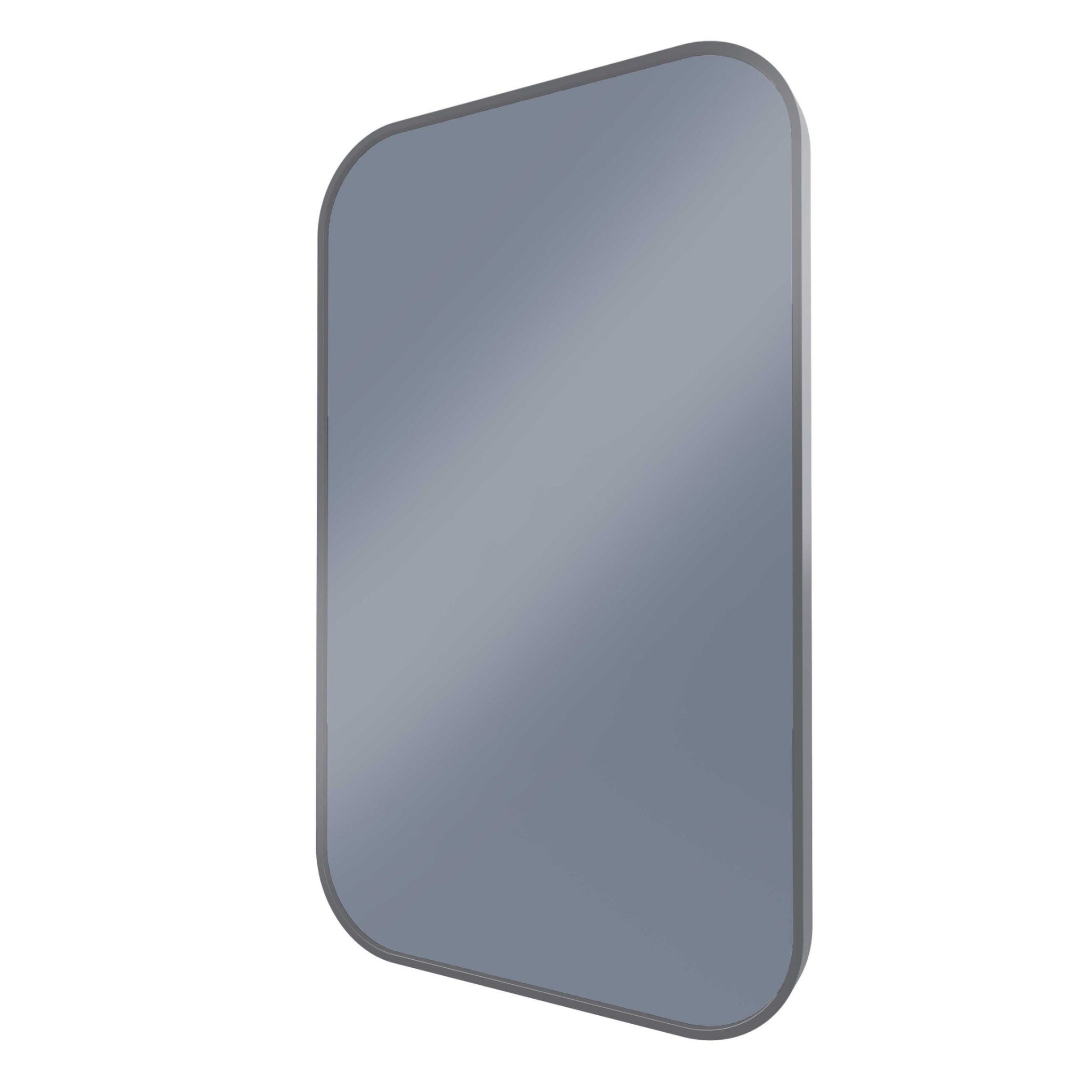 REMER MODERN CURVED RECTANGLE FRAMED MIRROR CUSTOM COLOURS 600X1000MM