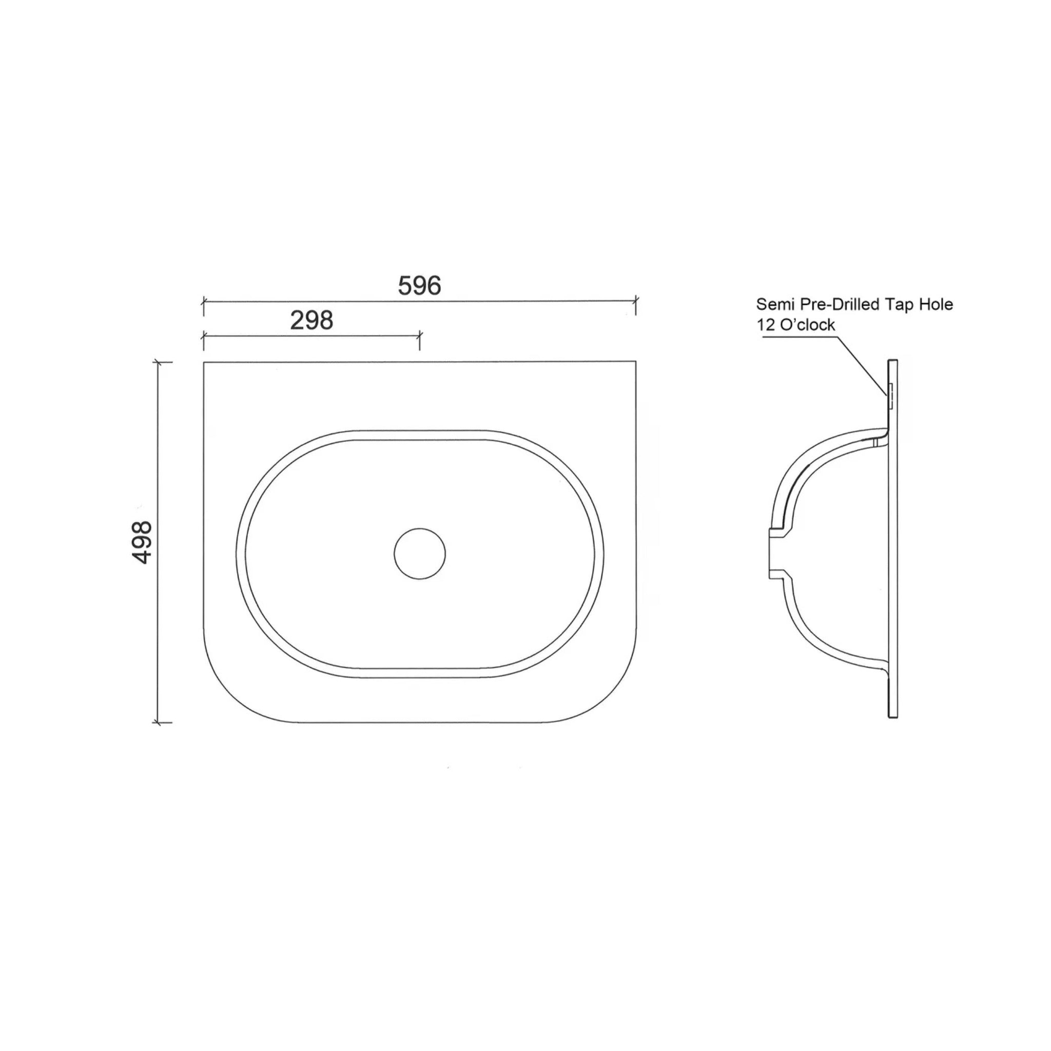 OTTI CHLOE SILK MATTE WHITE UNDERMOUNT SINGLE VANITY SOLID SURFACE STONE TOP WITH BASIN (MULTIPLE SIZES AVAILABLE)