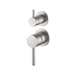 AMOZA DIVERTER MIXER TRIM KIT WITH ROUGH IN BODY BRUSHED STAINLESS STEEL