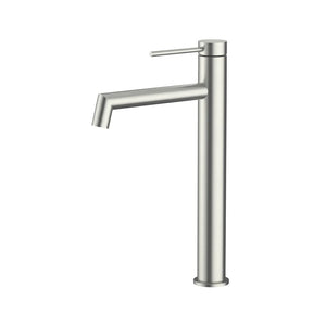AMOZA HIGH RISE BASIN MIXER 300MM BRUSHED STAINLESS STEEL