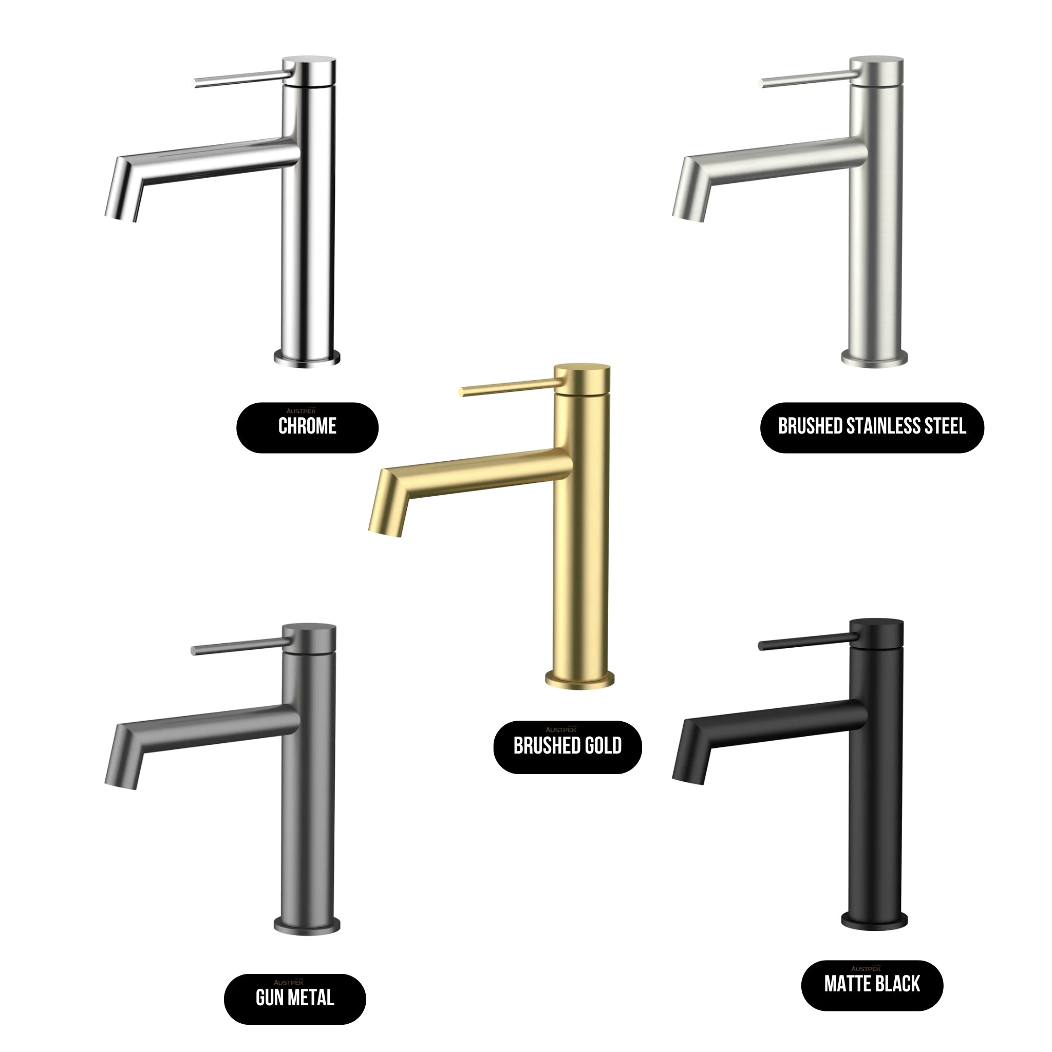 AMOZA LEAD FREE RIGHT ANGLE BASIN MIXER 200MM CHROME