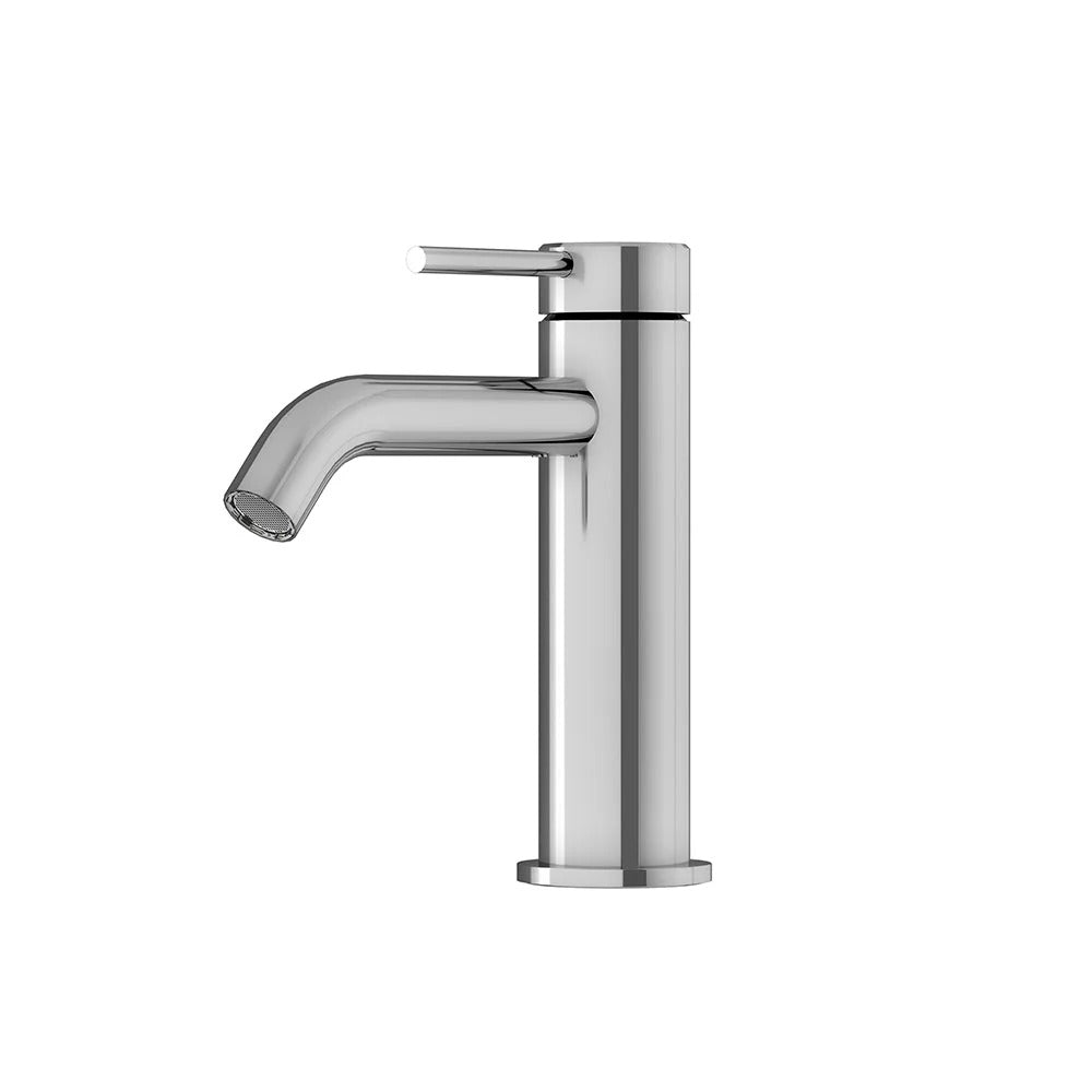 AMOZA LEAD FREE CURVED BASIN MIXER 147MM CHROME