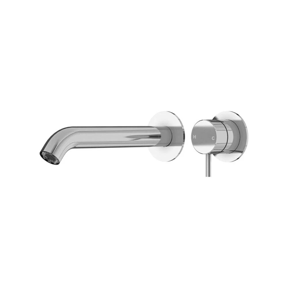 AMOZA LEAD FREE WALL MOUNTED BASIN / BATH MIXER 180MM CHROME
