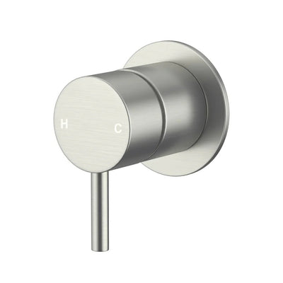 AMOZA WALL MIXER 60MM BRUSHED STAINLESS STEEL