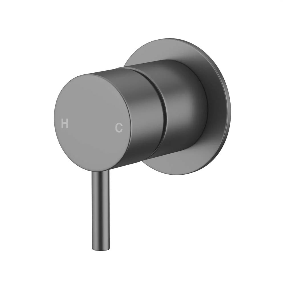 AMOZA WALL MIXER 60MM GUN METAL