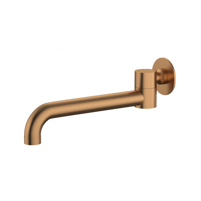 AMOZA SWIVEL BATH SPOUT 251MM BRUSHED COPPER