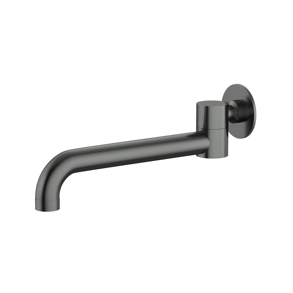 AMOZA SWIVEL BATH SPOUT 251MM GUN METAL