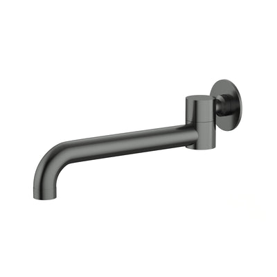 AMOZA SWIVEL BATH SPOUT 251MM GUN METAL