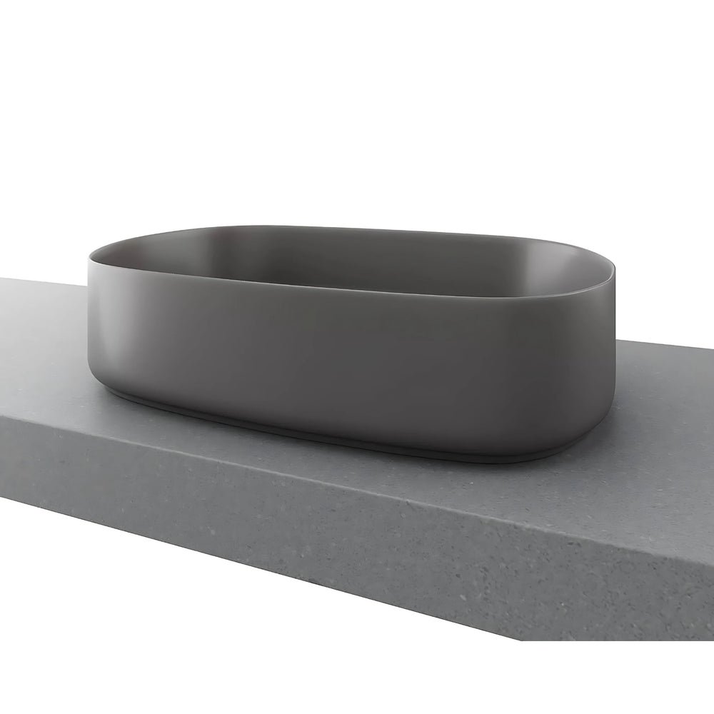 TIMBERLINE MYRTLE ABOVE COUNTER BASIN ANTHRACITE 550MM