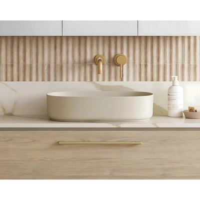 TIMBERLINE MYRTLE ABOVE COUNTER BASIN MATTE IVORY 550MM
